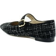 thumbnail image 3 of Sam Edelman Michaela Black Multi Mary Jane Ankle Strap Square Toe Flats (Black Multi, 7.5), 3 of 6