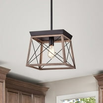 Warehouse of Tiffany Celia Oil Rubbed Bronze 1-Light Open-Cage Metal Pendant Light