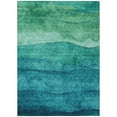 thumbnail image 2 of Addison Rugs Chantille Indoor/Outdoor Transitional Stripes Teal Washable Rectangle Rug, 5' x 7'6", 2 of 6
