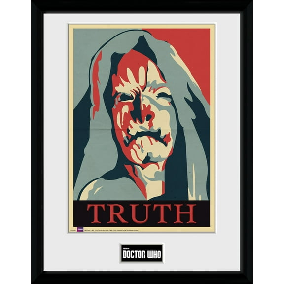 GB eye Ltd, Doctor Who, Truth, Framed Poster 30x40cm, Wood, Various, 52 x 44 x 3 cm