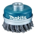 thumbnail image 1 of Carda Copa De Alambre Trenzado 2 1/2 5/8  Ref. Makita D26559 Makita D26559, 1 of 6