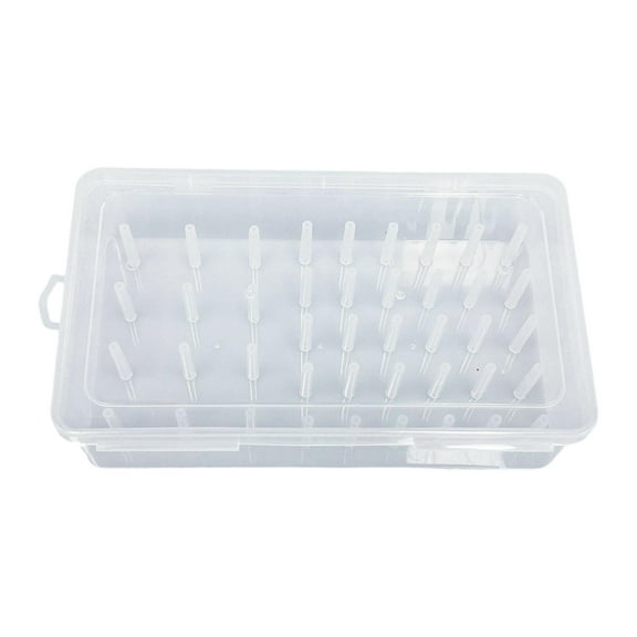 amagogo Sewing Thread Storage Box 42 Pieces Spools Bobbin Carrying Case Holder Craft 42 Axis
