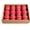 red, variant on LIVEVIE Professional Cricket Tennis Balls – High Visibility Training Balls in Fluorescent Green & Classic Match Red – Durable Rubber & Wool Fiber – Standard 2.5 Inch – Pack of 12