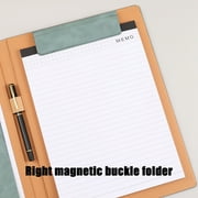 RFUGUG Leather Executive Folder, Multifunctional Business Organizer with Magnetic Closure - Durable Manager Portfolio for Contracts, Documents and Professional Meetings