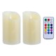 thumbnail image 2 of 2 lámparas de vela sin llama, velas a pilas con, 2 of 7