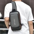 thumbnail image 5 of Otqutp Anti-Theft Sling Backpack Water-Resistant Crossbody Bag Multi Pocket Casual Shoulder Backpack for Men, 5 of 5