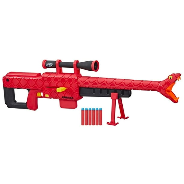 Lanzador Hasbro Nerf Roblox Zombie Attack Viper Strike Azul