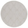 thumbnail image 3 of SAFAVIEH Global Michael Diamond Indoor/Outdoor Area Rug, Grey/Light Grey, 6'7" x 6'7" Round, 3 of 5