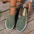 thumbnail image 6 of Women Casual Shoes Slip On Loafers Walking Shoes Casual Footwear Mesh Hollow Non Slip Sole For Everyday Outdoor Wear ,Us Size:8.5, 6 of 9