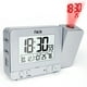 thumbnail image 3 of Reloj despertador multifunción con pantalla de alarma para la temperatura de la oficina en casa (plata, sin batería), 3 of 4
