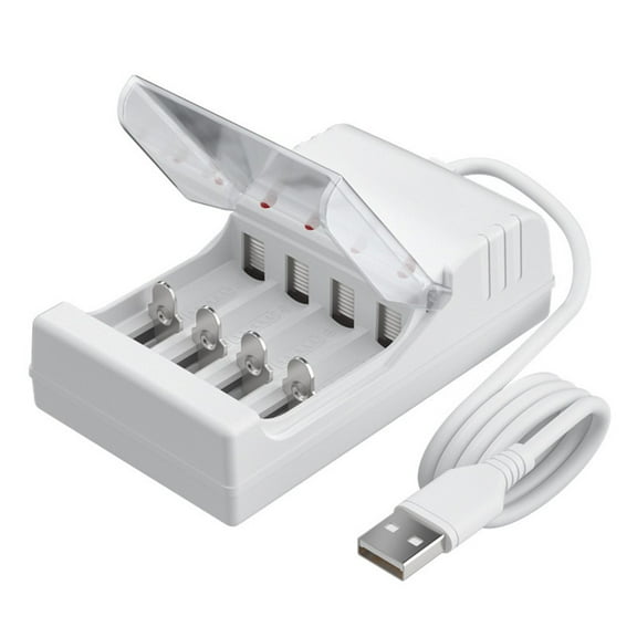 Rechargeable Battery Charger USB Output 8 Slots Fast Charging for AAA/AA Battery