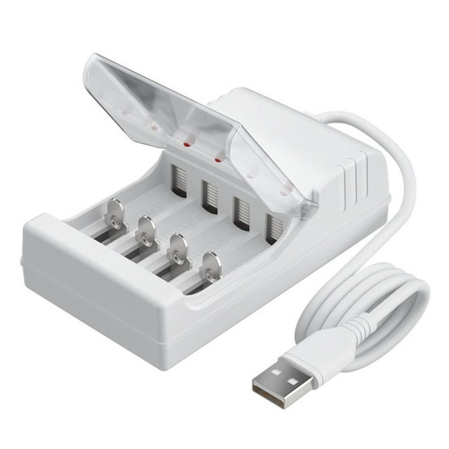 Rechargeable Battery Charger USB Output 8 Slots Fast Charging for AAA/AA Battery