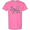 thumbnail image 3 of Inktastic Well Bless Your Heart with Floral Print T-Shirt, 3 of 5