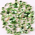 thumbnail image 1 of Yazoeia 50 Pcs Mix Shapes Sew On Crystal Rhinestone, Claw Flatback Crystal Rhinestones, Flatback Claw Setting Glass Sew On Crystal Rhinestone for DIY Crafts, Clothes, Costume, Dress, and, 1 of 5