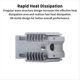 thumbnail image 3 of Para 3 V3 SE/KE Disipador de el Metal Heatbreak para Extuder Hotend Disipación de Rápida para 3, 3 of 7