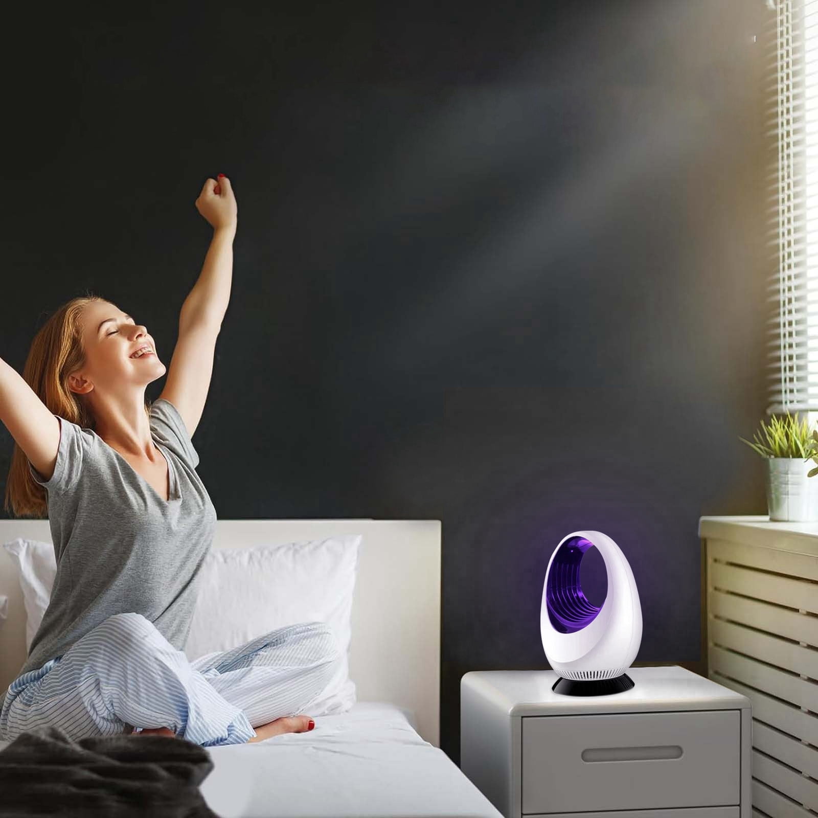USB Photocatalytic Trap Lamp Indoor With Silent Fan For Home Bedroom Use