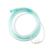 Medline Soft Touch Nasal Oxygen Cannula, Universal Connector, 7 Ft Tubing, Adult Size, Pack of 5