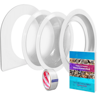 Cat Toilet Training Kit, Includes Training Pan, Teach Cats to Use Toilet