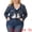 Navy Blue, variant on DARING DIVA Women's Plus Sheer Lace Shrug Bolero Crop Cardigans 1X White