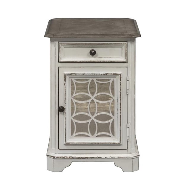 Table d'Appoint Chaise Blanche Magnolia Manor