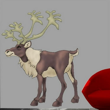 Wallhogs Caribou Cutout Wall Decal