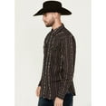 thumbnail image 2 of Moonshine Spirit Men's Towers Vertical Dobby Striped Print Long Sleeve Snap Multi Medium, 2 of 4
