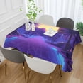 thumbnail image 2 of Yayeee Tablecloths 54" x 54" Rectangle Wrinkle Resistant Party Table Cover, Blue Road, 2 of 8