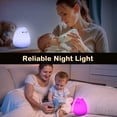 thumbnail image 5 of Cat Night Light for Kids, Battery Powered Cat Lamp  Silicone Nursery Light for Baby and Toddler Room, Warm White and 9-Color Changing for Baby, Children, Toddlers, Teen Girls, 5 of 9