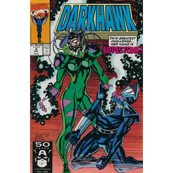 Darkhawk #8 VF ; Marvel Comic Book