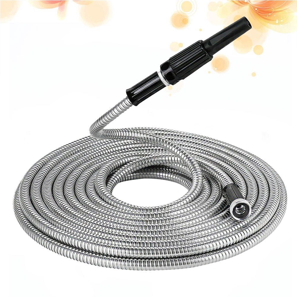 WHAMVOX Pet Hose Garden Hose Silver Leak Prevention 1Pack for Gardening Use