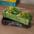 thumbnail image 3 of 4PCS Wood Planter Box Succulent Planter Decorative Rectangular Garden Planter Plant Container Box Large Outdoor Garden Planters for Indoor and Outdoor, 3 of 7