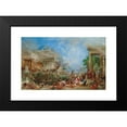 thumbnail image 2 of Thomas Allom 18x13 Black Modern Framed Museum Art Print Titled - The Sack of Corinth (1870), 2 of 5
