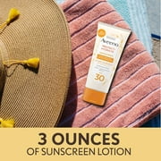 4 Pack - Aveeno Protect + Hydrate Moisturizing Body Sunscreen Lotion with Broad Spectrum SPF 30 & Prebiotic Oat, Weightless, 3 fl. oz