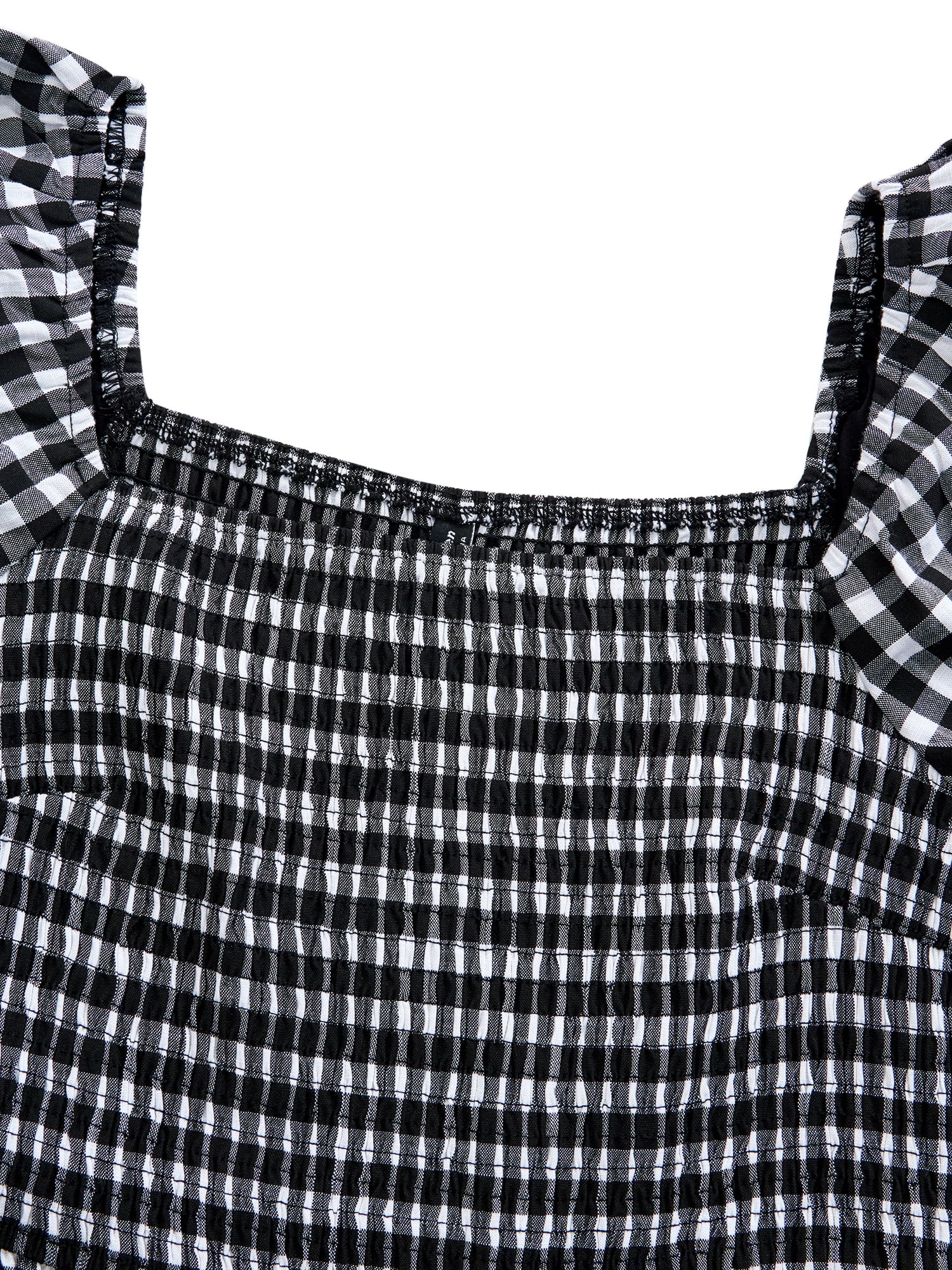 Women’s Pretty Garden SHORT SLEEVE MINI CAP DRESS - PUFF SLEEVE DRESS