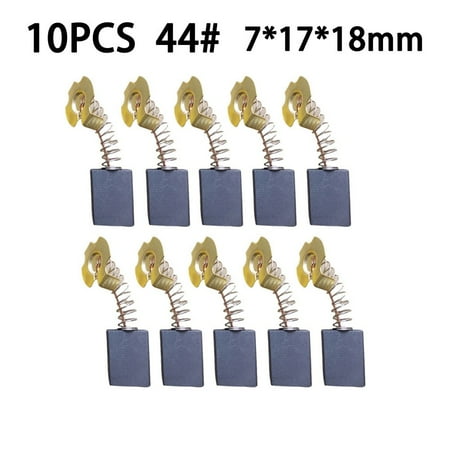 

Goodhd 10Pcs 7×17×18mm Carbon Brush Electric Motors tools Replacement PH65A #44