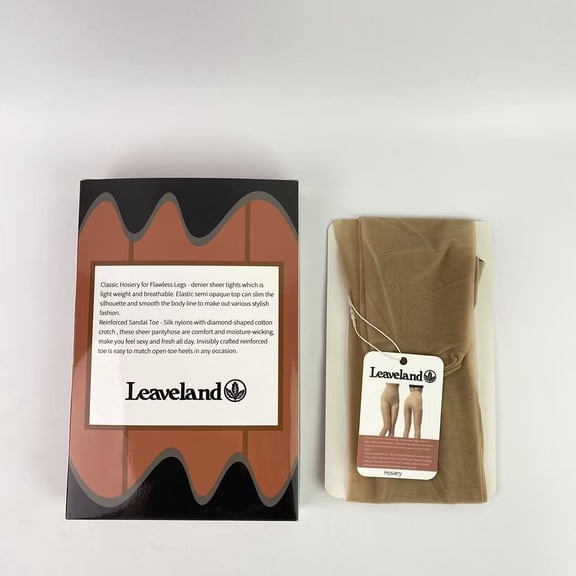 Leaveland Hosiery,Women's Sheer Tights - 20D Control Top Pantyhose with Reinforced Toes