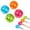 Random Colors, variant on 4pcs Spherical 2-Hole Pencil Sharpeners with Lids, Colored Dual-Hole Pencil Sharpeners Manual, Portable Handheld Pencil Sharpeners for Classroom, Non-Smudging, Stationery Supplies, Random Color