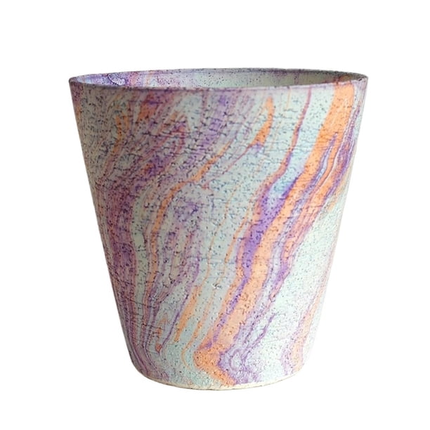 Maceta de cerámica for plantas con drenaje y base reforzada, ideal for interiores y exteriores.