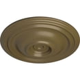 thumbnail image 3 of Ekena Millwork 14 3/4"OD x 1 3/4"P Traditional Ceiling Medallion (Fits Canopies up to 4"), Hand-Painted Mississippi Mud, 3 of 6