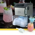 Personal Chiller Portable Countertop Ice Maker, Ice Nuggets, Stainless