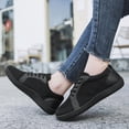 thumbnail image 5 of DLWKIPV Minimalist Barefoot-Style Sneakers - Breathable Knit Wide Toe Box Shoes for Daily Walking & Casual Wear (BLACK,9), 5 of 6
