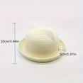 thumbnail image 2 of Yoyauz Kids Anti-UV Straw Sun Hat Cat Ear Summer Cap for Girl Boys Bucket Hat, 2 of 6