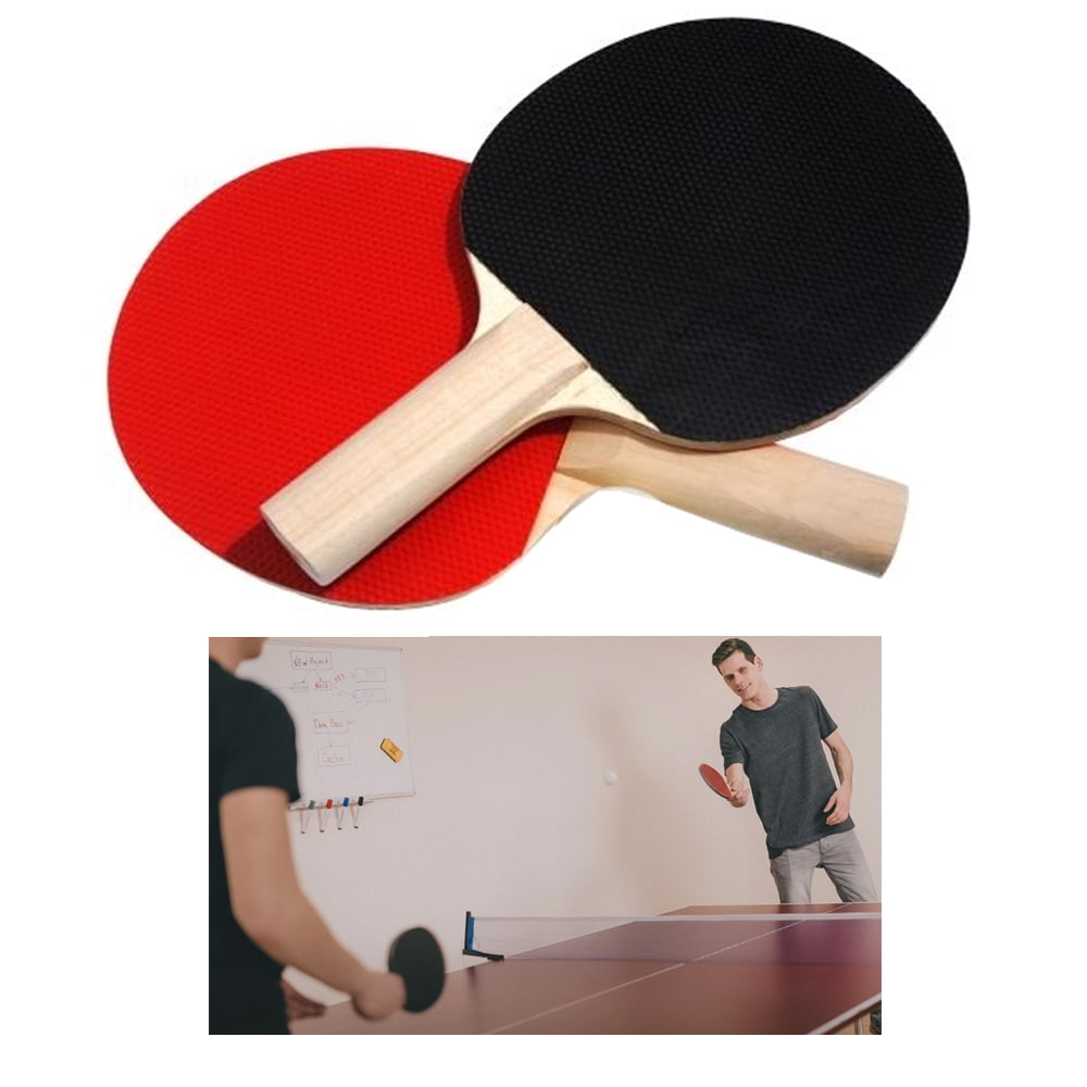 Yellow and Orange Plastic Table Tennis Paddles & Home Game Room Indoor Sport Equipment & Acessories for Kids Available in Red Blue Green Family Purple Ping Pong Racket 