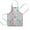 Rainbow Princess Flower, variant on Rainbow Princess Carriage Pattern Kids Aprons for Girls and Boys,Adjustable Neck Strap Toddler Aprons for Kids Cooking Baking