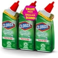 thumbnail image 1 of Clorox Toilet Bowel Disinfecting Cleaner, 3 Pack, 709mL, 1 of 1