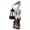 C, variant on Yucurem Solar Seabird Statues with Lantern, Waterproof Resin Seabird Pelican Figurine Standing on a Tree Stump with Solar LED Light for Patio Yard Lawn Walkway Decor