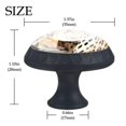 thumbnail image 4 of 4 Pcs Leopard Knobs for Kitchen Cabinet Cupboard Dresser Bookcase Drawer Pulls Handles Round Home Decor, 4 of 8