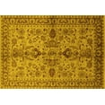 thumbnail image 1 of Ahgly Company Machine Washable Indoor Rectangle Oriental Yellow Industrial Area Rugs, 2' x 3', 1 of 4