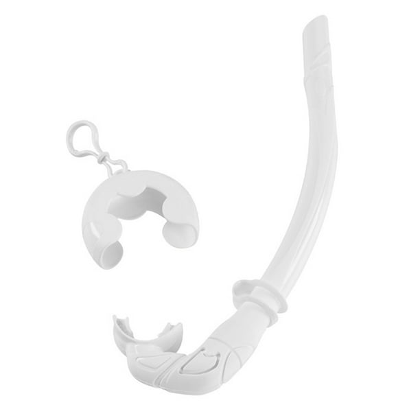 Advancent Tubos de esnórquel plegables de silicona Snorkel Diving Accessories Underwater Professional Universal Snorkels Red Deportes acuáticos Blanco