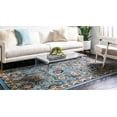thumbnail image 3 of Rugs.com Neda Collection Rug – 10' x 13' Blue Low Rug Perfect For Living Rooms, Large Dining Rooms, Open Floorplans, 3 of 9